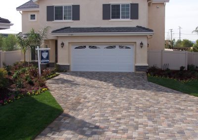 Genesis Stoneworks Paver Driveway angelus symetry venetian parquet pattern