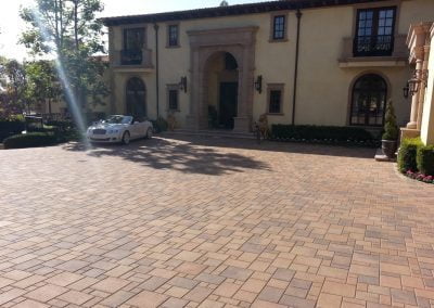 Genesis Stoneworks Paver Driveway orco villa express tuscany and sand stone
