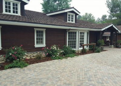 Paver driveway Genesis Stoneworks Coral Cobble Olsen Pavingstone