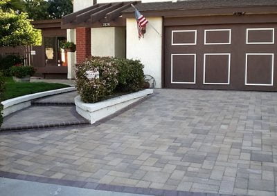 Genesis Stoneworks Paver Driveway Ashlar pattern angelus