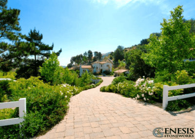 Genesis Stoneworks Castle Cobble Driveway Pavers Installation