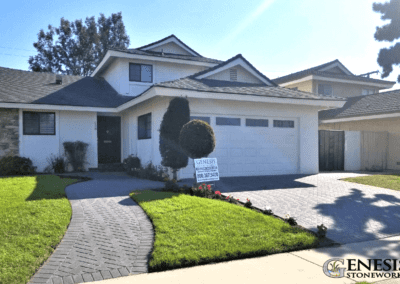 Genesis Stoneworks Charcoal Holland Driveway & Walkway Pavers Installation