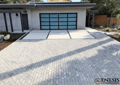 Genesis Stoneworks Permeable Paver Driveway Installation