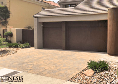 Genesis Stoneworks Slaton Flagstone Driveway Pavers Installation