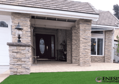 Genesis Stoneworks Stone Veneer & Artificial Turf Installation