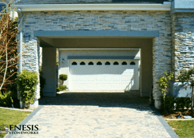Genesis Stoneworks Stone Veneer & Driveway Fans Installation