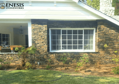 Genesis Stoneworks Stone Veneer Installation 6