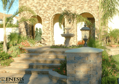 Genesis Stoneworks Stone Veneer & Patio & Step Pavers Installation