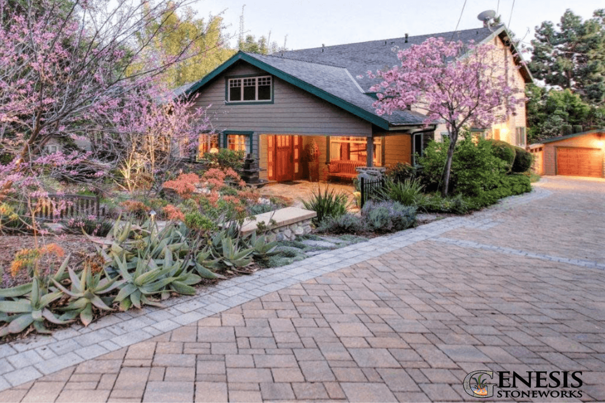 Genesis Stoneworks Urbana Driveway Paver Installation