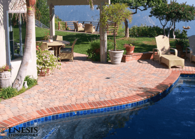 Genesis Stoneworks AC Runner Paver Pool Deck Install