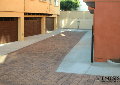 Genesis Stoneworks Apartment Complex Driveway Permeable Pavers