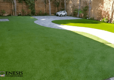 Genesis Stoneworks Artificial Turf & Pavers B Installation