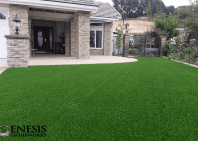 Genesis Stoneworks Artificial Turf, Pavers, & Stone Veneer Installation1