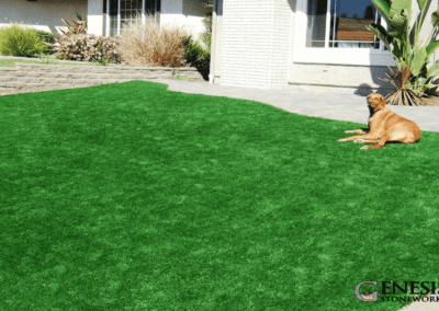 Genesis Stoneworks Artificial Turf Pet Friendly Install