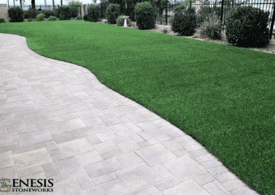 Genesis Stoneworks Artificial Turf & Villa Paver Installation