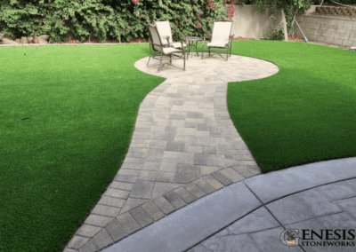 Genesis Stoneworks Artificial Turf and Patio + Walkway Pavers