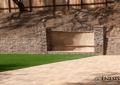 Genesis Stoneworks Ashlar Retaining & Seating Walls, Pavers & Artificial Turf