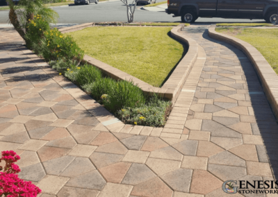 Genesis Stoneworks Bishops Hat Walkway Pavers & Garden Walls