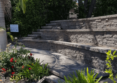 Genesis Stoneworks Celtik Wall Tiers & Paver Patio