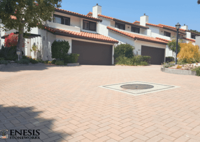 Genesis Stoneworks Commercial Community Driveway Paver Install