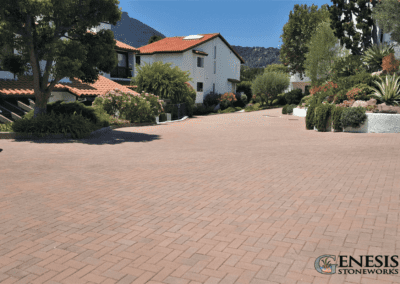 Genesis Stoneworks Commercial Community Shared Driveway Paver Install