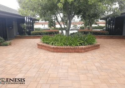 Genesis Stoneworks Commercial Executive Plaza Paver Installation