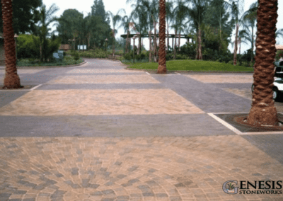 Genesis Stoneworks Commercial Golf Course Pavers Installation