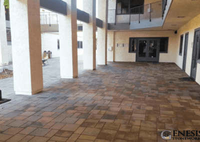 Genesis Stoneworks Commercial Medical Plaza Paver Install