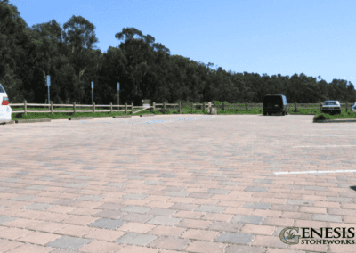 Genesis Stoneworks Commercial Permeable Pavers Parking Lot SB