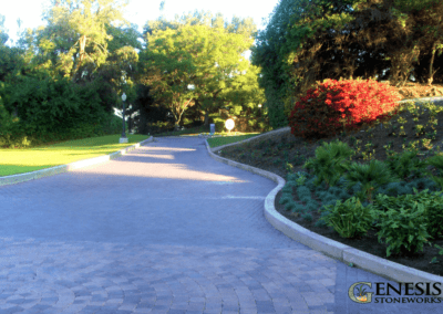 Genesis Stoneworks Commercial Resort Driveway Pavers Install