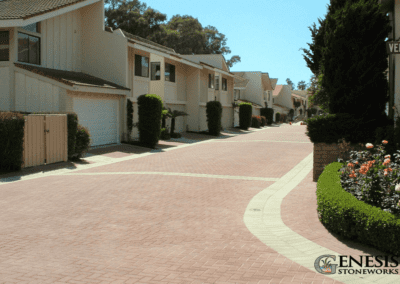 Genesis Stoneworks Commercial Shared Driveway Pavers Installation