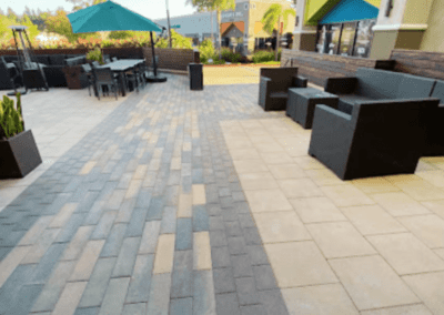Genesis Stoneworks Commercial Theater Plaza Paver Install