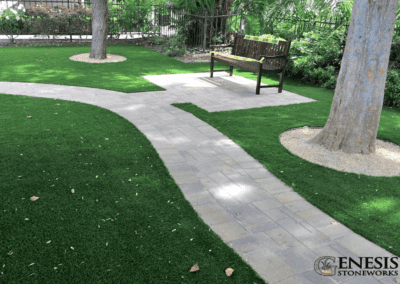 Genesis Stoneworks Common Area Artificial Turf Install