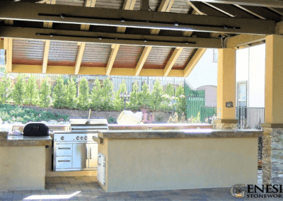 Genesis Stoneworks Complete Outdoor Kitchen Installation