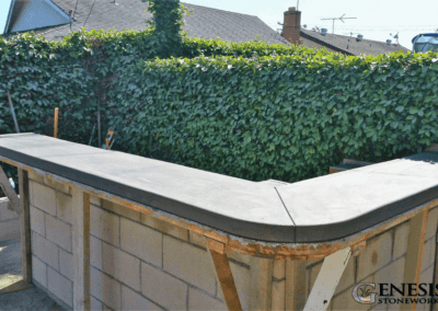 Genesis Stoneworks Concrete BBQ Counter Top Install