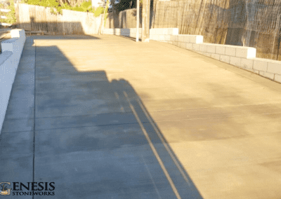 Genesis Stoneworks Concrete Commercial Entry Driveway