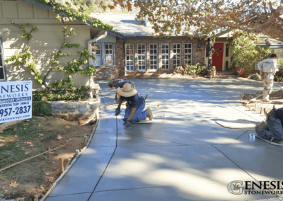 Genesis Stoneworks Concrete Driveway Installation IP