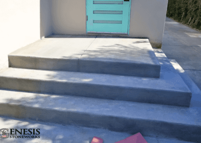 Genesis Stoneworks Concrete Stairs & Landing