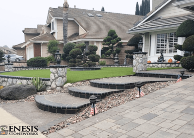 Genesis Stoneworks Curved Clay Step Walkway & Driveway Pavers