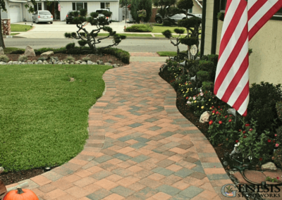 Genesis Stoneworks Curved Walkway Pavers