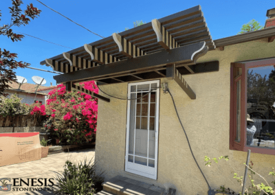 Genesis Stoneworks Driveway Pavers & Pergola Install