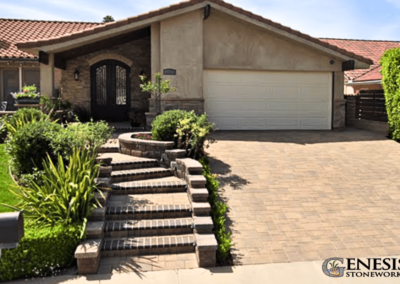 Genesis Stoneworks Entryway Walkway Steps, Walls, & Driveway Pavers