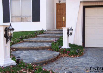 Genesis Stoneworks Fan Kit Paver Entry Walkway Steps