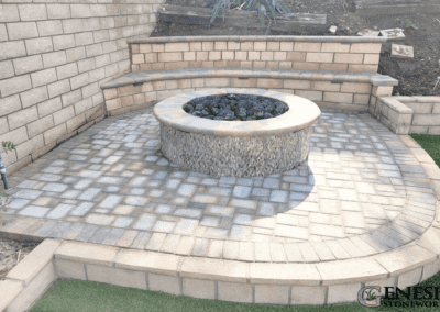 Genesis Stoneworks Fire Pit, Walls, & Patio Pavers