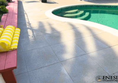 Genesis Stoneworks Paseo II Pool Deck Install