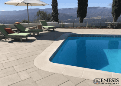 Genesis Stoneworks Paseo Pool Deck and Precast Coping