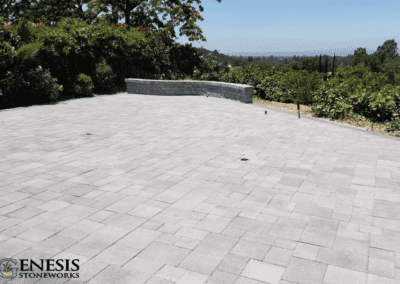 Genesis Stoneworks Paver Patio & Seating Wall Install