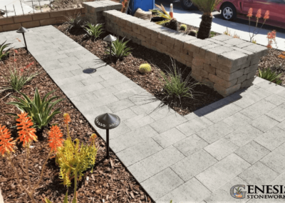 Genesis Stoneworks Paver Walkway Garden Wall Plank