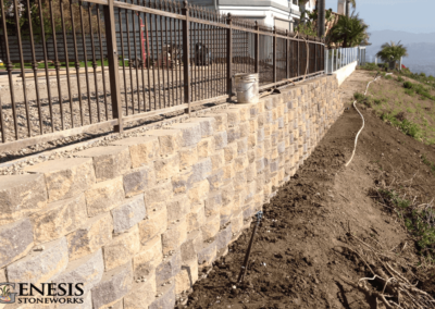 Genesis Stoneworks Planter Retaining Wall