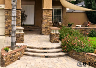 Genesis Stoneworks Planter Walls, Free-standing Walls, Pilasters, Stone Veneer, & Pavers